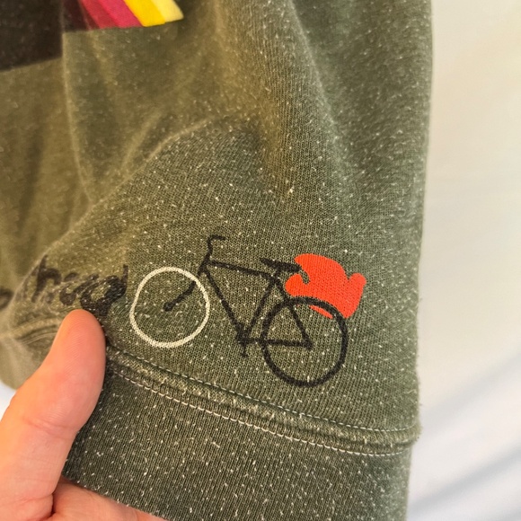 Free City - "Bike Friend" Supermät - Light & SOFT - Green - 4/XL - Unisex Hoodie - Picture 11 of 14